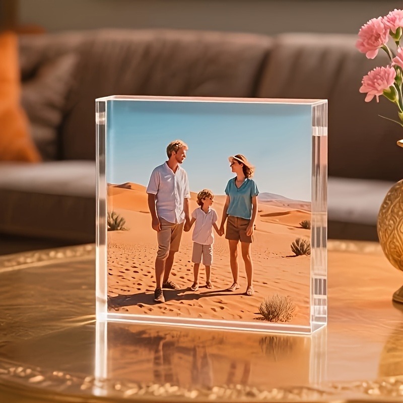 1 ชิ้น ของขวัญอะคริลิคพร้อมรูป - Photo Acrylic Block บทวิจารณ์และราคา