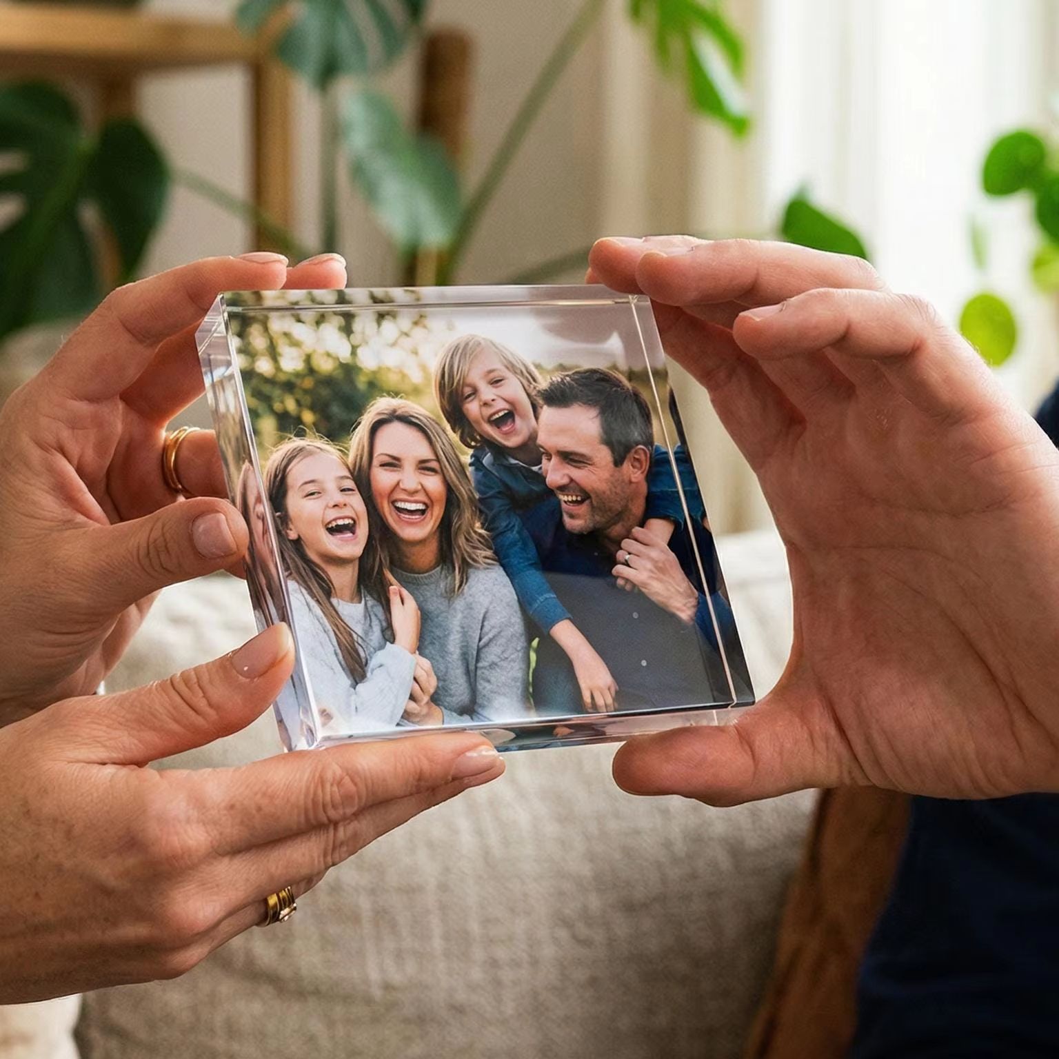บล็อกภาพถ่ายมิตรภาพแบบกำหนดเอง - Photo Acrylic Block บทวิจารณ์และราคา