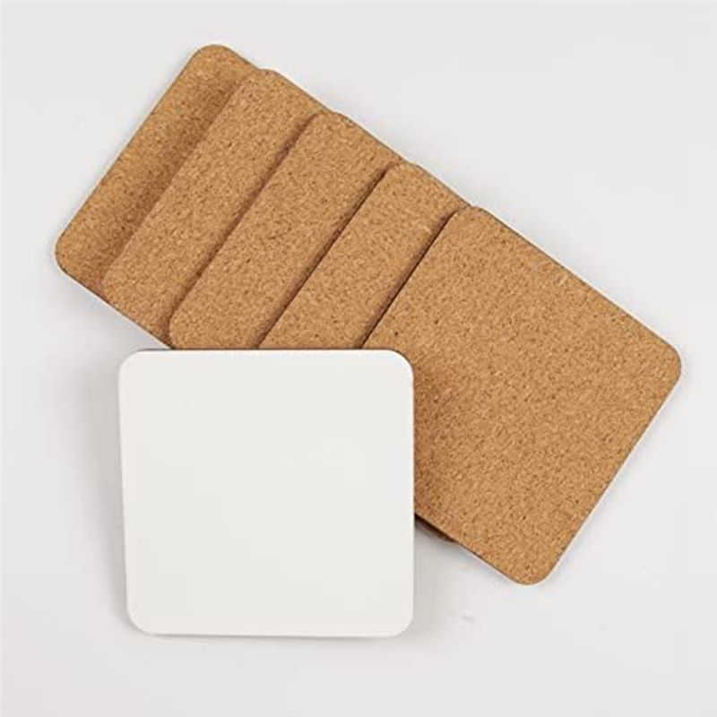 แผ่นรองแก้วสี่เหลี่ยมสำหรับงาน - Coaster Sublimation Blank บทวิจารณ์และราคา