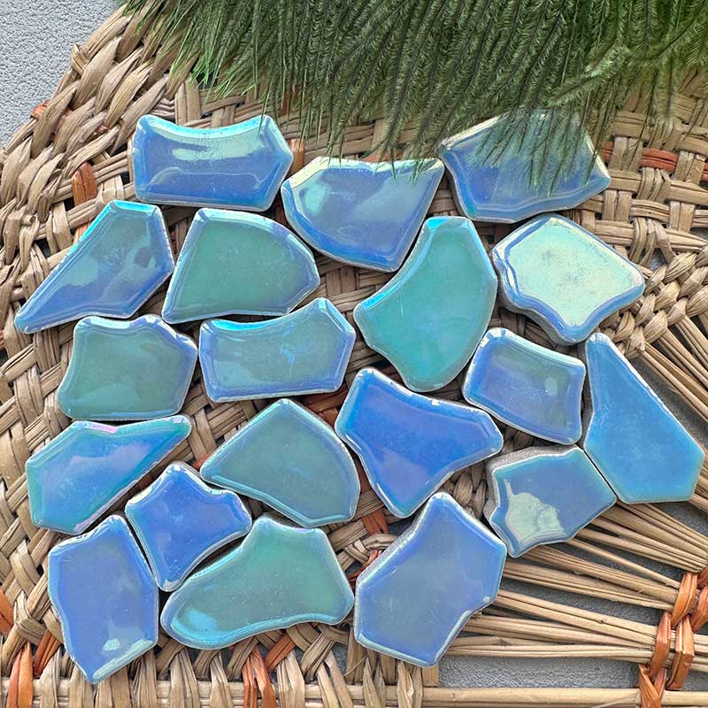 100g ไม่สม่ําเสมอเซรามิคโมเสคก - Ceramic Tile Blank บทวิจารณ์และราคา
