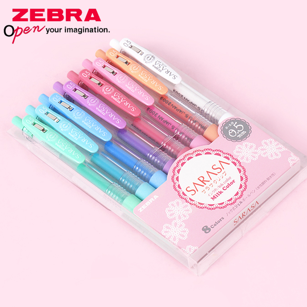 3/5/8 สี ZEBRA ชุดปากกาเจล JJ1 - Zebra Pen Mildliner บทวิจารณ์และราคา