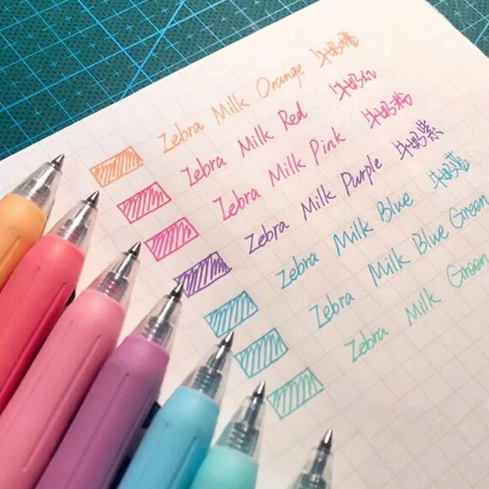 3/5/8 สี ZEBRA ชุดปากกาเจล JJ1 - Zebra Pen Mildliner บทวิจารณ์และราคา