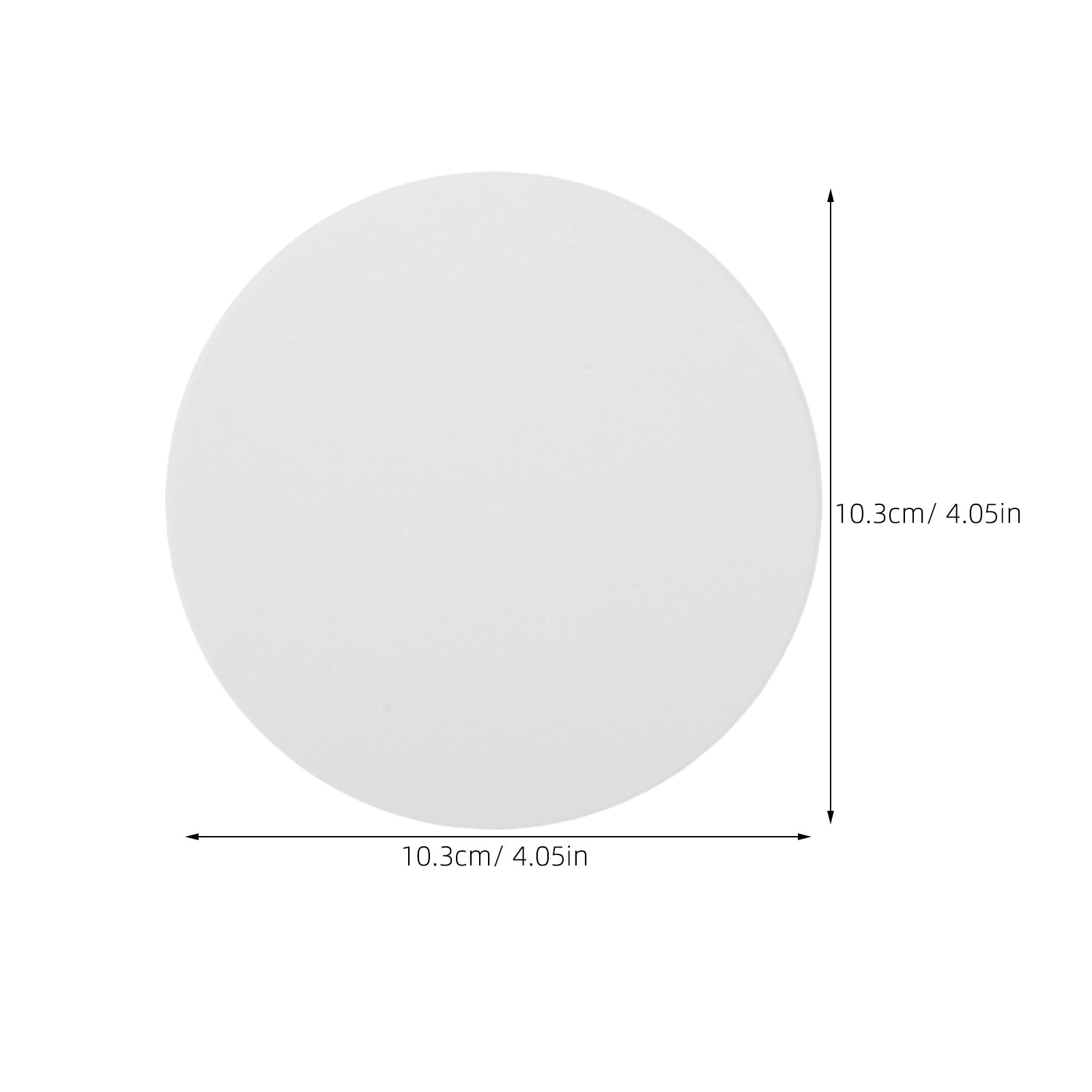 แผ่นรองแก้วเซรามิกทรงกลมสีขาว  - Coaster Sublimation Blank บทวิจารณ์และราคา