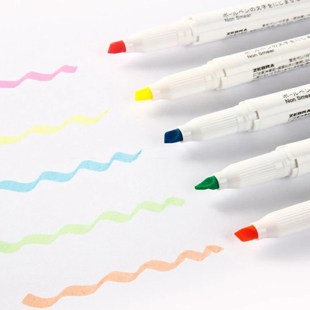 ปากกาเน้นข้อความหัวเดียวลายม้า - Zebra Pen Mildliner บทวิจารณ์และราคา