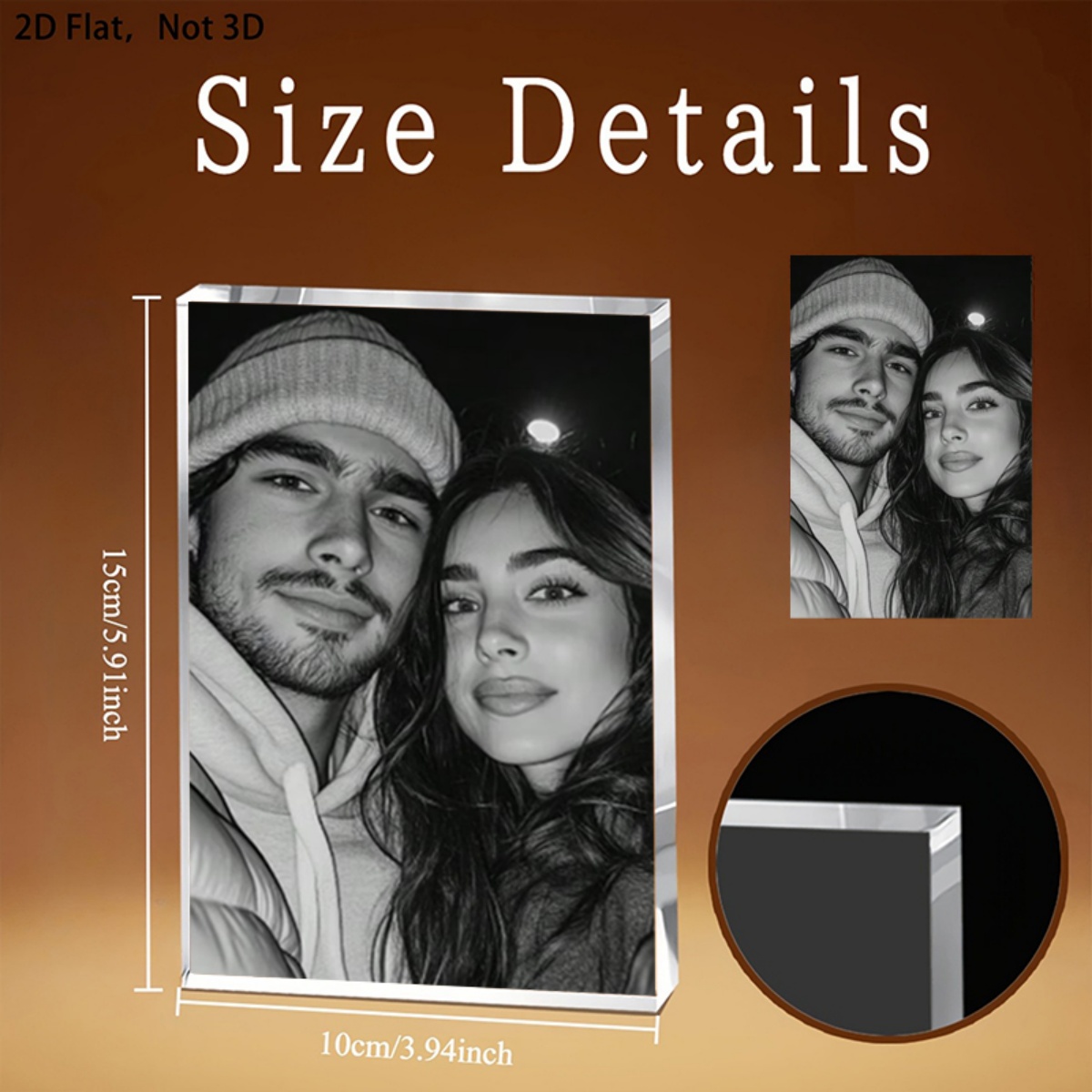 ของตกแต่งอะคริลิกแบบตั้งโต๊ะที - Photo Acrylic Block บทวิจารณ์และราคา