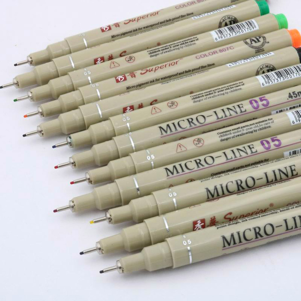 12 สีมีรูพรุน-Point ปากกา Draw - Copic Marker Sketch บทวิจารณ์และราคา