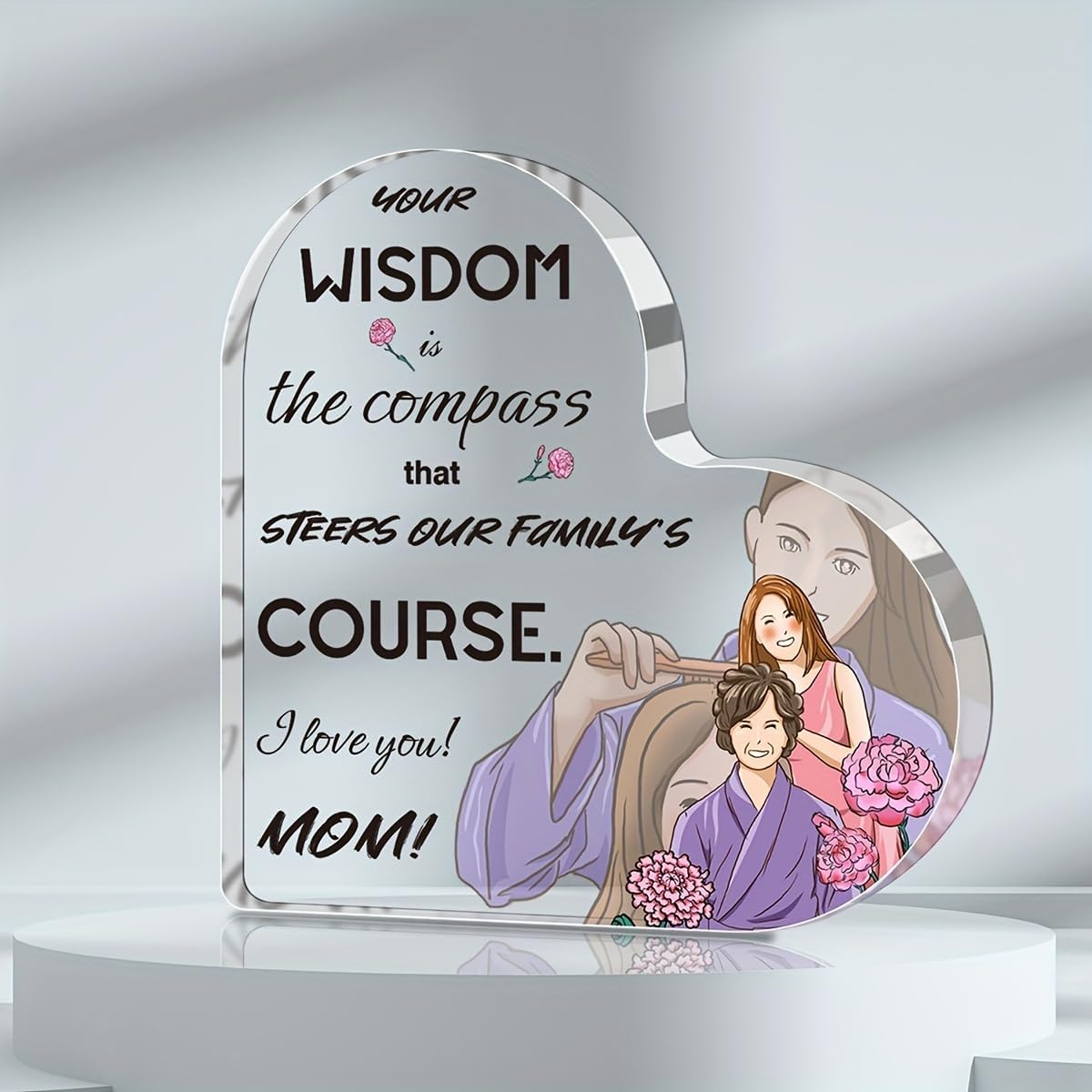 แผ่นอะคริลิคทรงหัวใจสำหรับครอบ - Photo Acrylic Block บทวิจารณ์และราคา