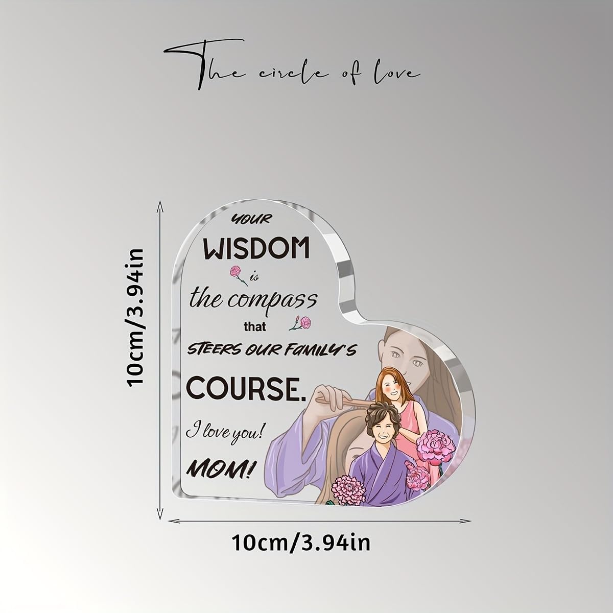 แผ่นอะคริลิคทรงหัวใจสำหรับครอบ - Photo Acrylic Block บทวิจารณ์และราคา