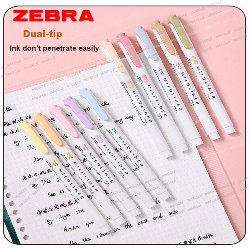 1pcs ZEBRA WKT7 Mildliner High - Zebra Pen Mildliner บทวิจารณ์และราคา