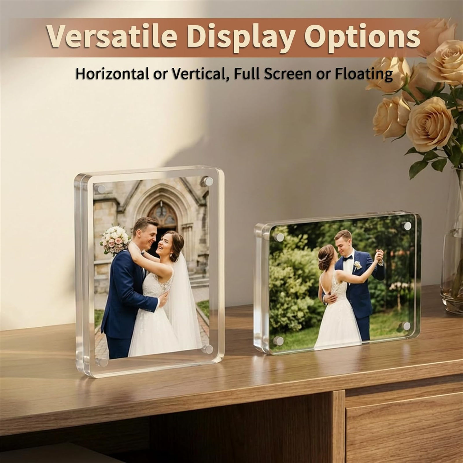 กรอบรูปอะคริลิคแม่เหล็ก ขนาด 2 - Photo Acrylic Block บทวิจารณ์และราคา