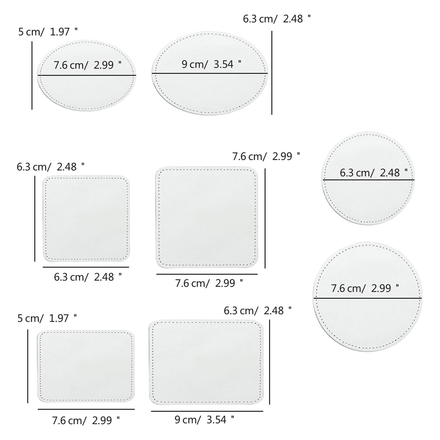 แผ่นหนังเทียมสำหรับงานซับลิเมช - Hat Sublimation Blank บทวิจารณ์และราคา